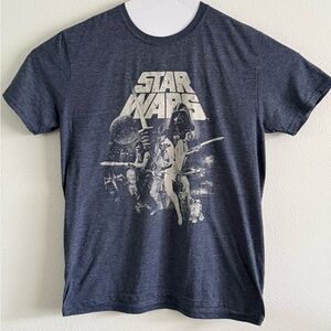 Star Wars t shirt men/ women. Size L blue
